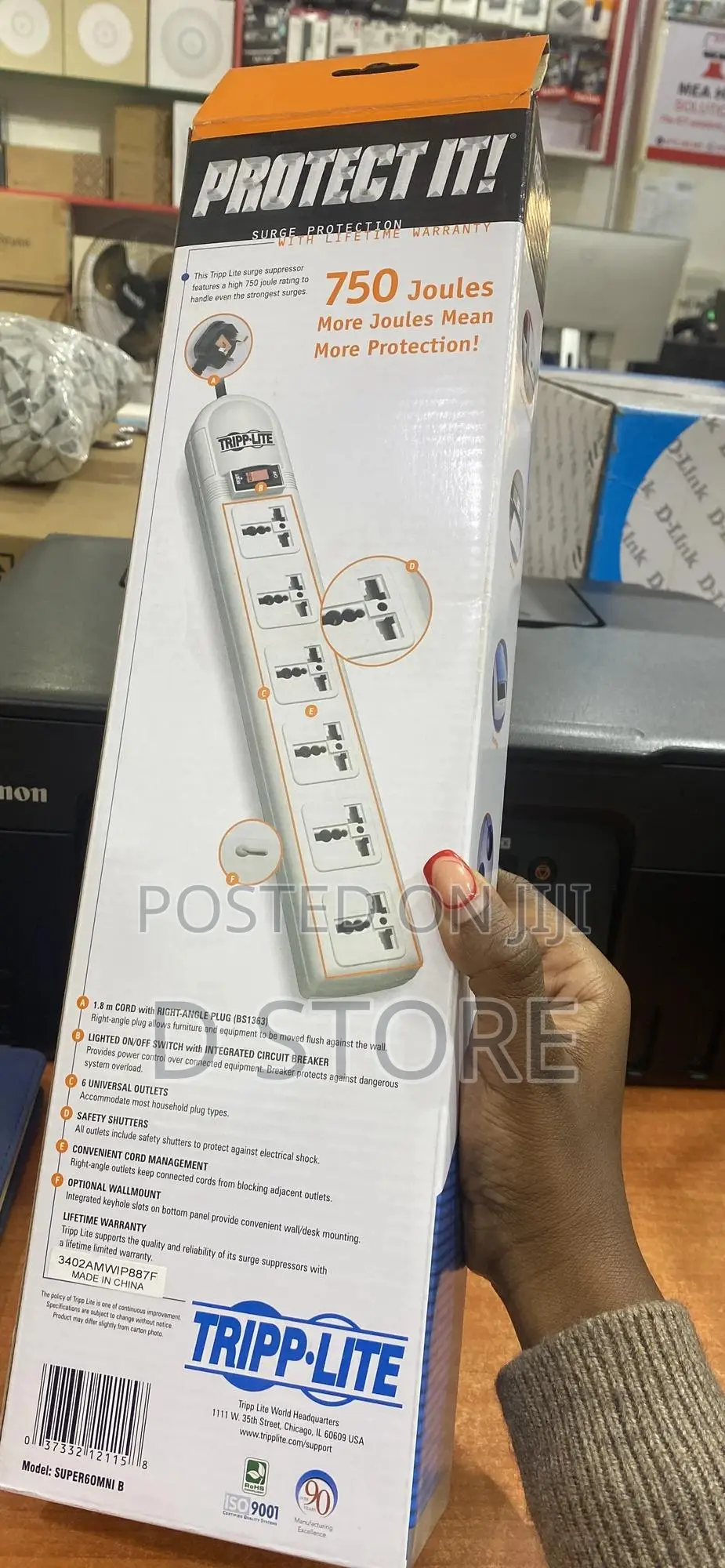 Tripp-lite Power Extension 6 Outlets