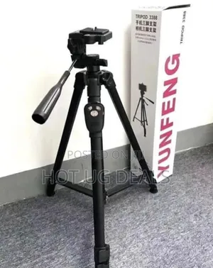 Professional Foldable Heavy Duty Tripod 3388 – Black