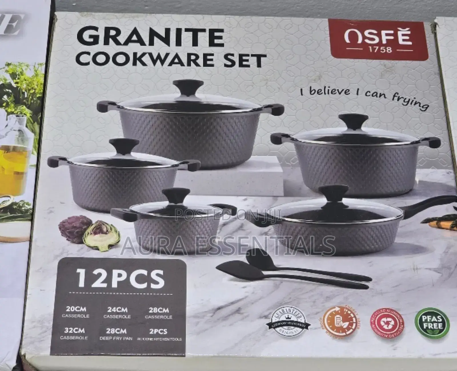 12-Piece Granite Cookware Set by Osfě