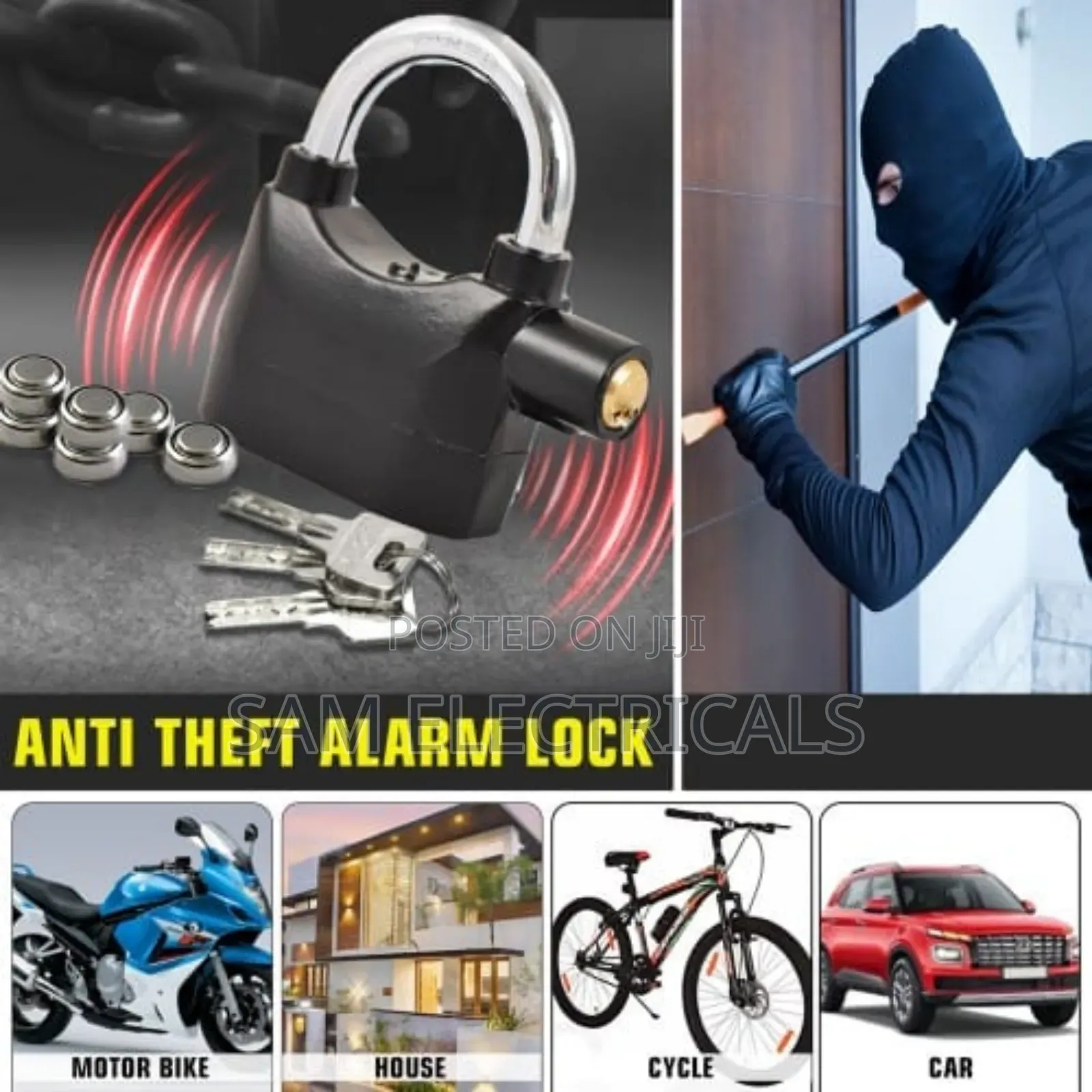 High Quality Alarm Padlock