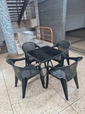 Active Restaurant Dining Chairs and Table Set