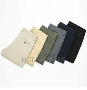 6.1 Pack Of Mens Kachi Trousers -black, Brown,Navyblue, Grey