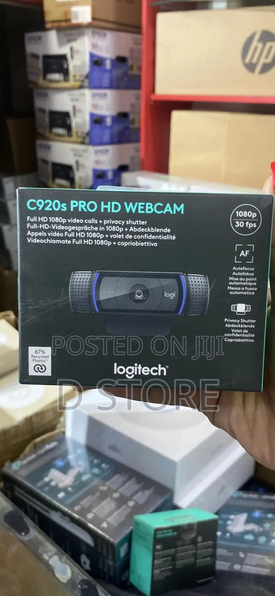 Logitech C920s Pro Hd Webcam