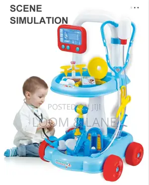 34pcs Kids Doctor Workstation