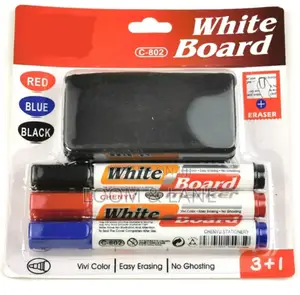 Ms Whiteboard Set of a Duster and 3 Markers Value Pack