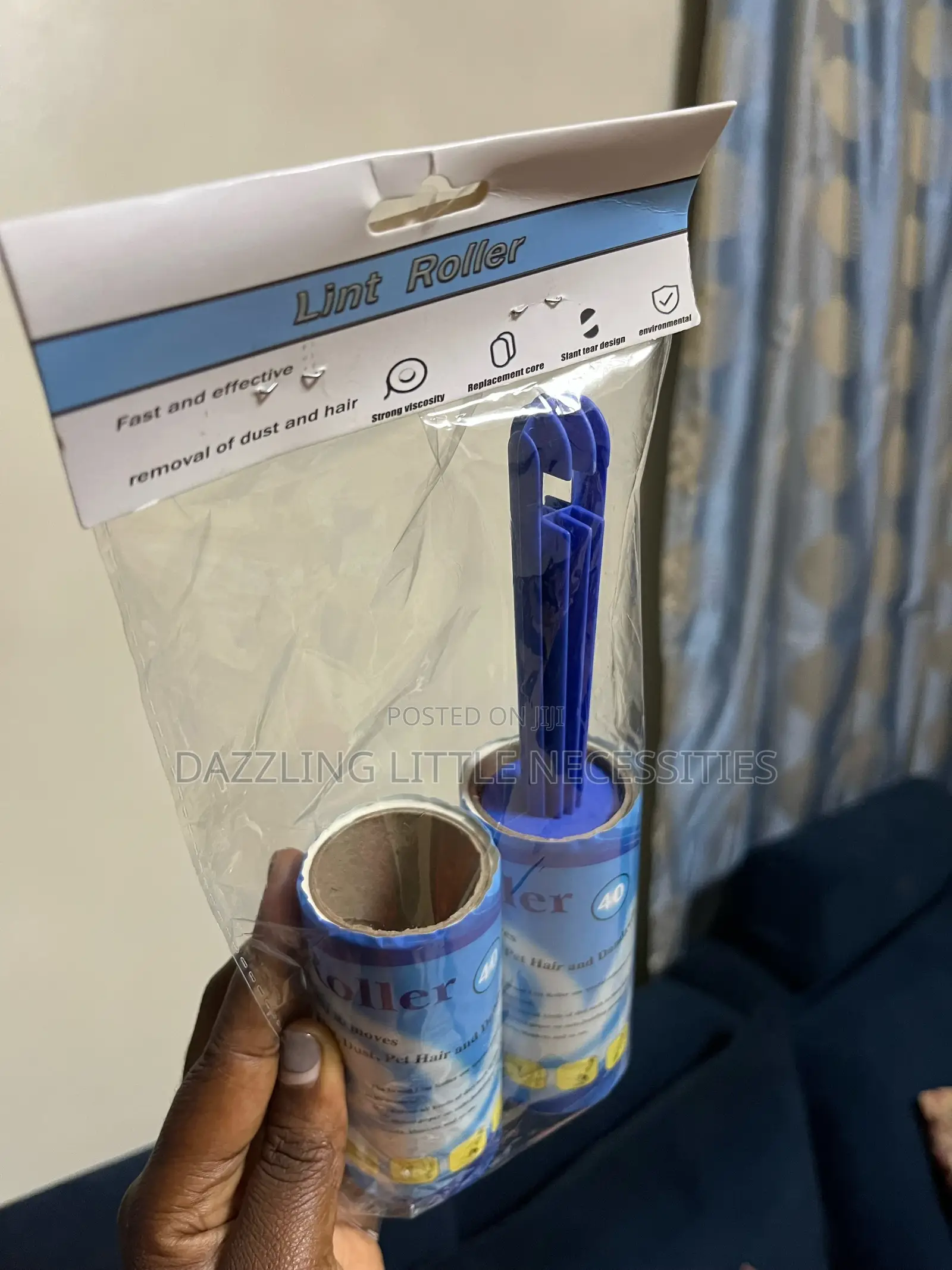 Lint Remover/Roller With 1 Refill - (40 Sheets)