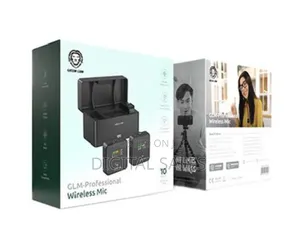 Green Lion GLM-Professional Wireless Microphone - Black