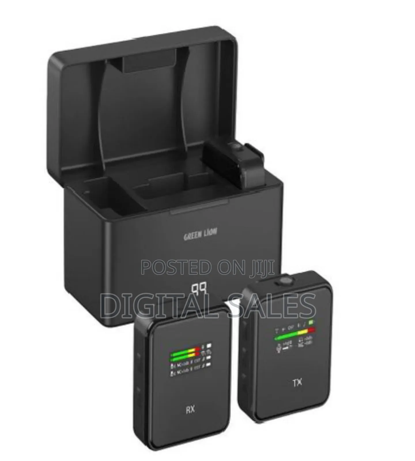 Green Lion GLM-Professional Wireless Microphone - Black