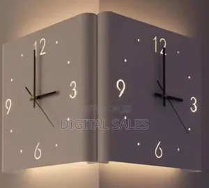 Double Sided Corner Wall Clock
.