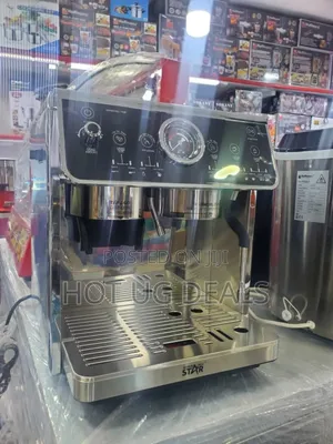 Commercial Coffee Machine With A Grinder