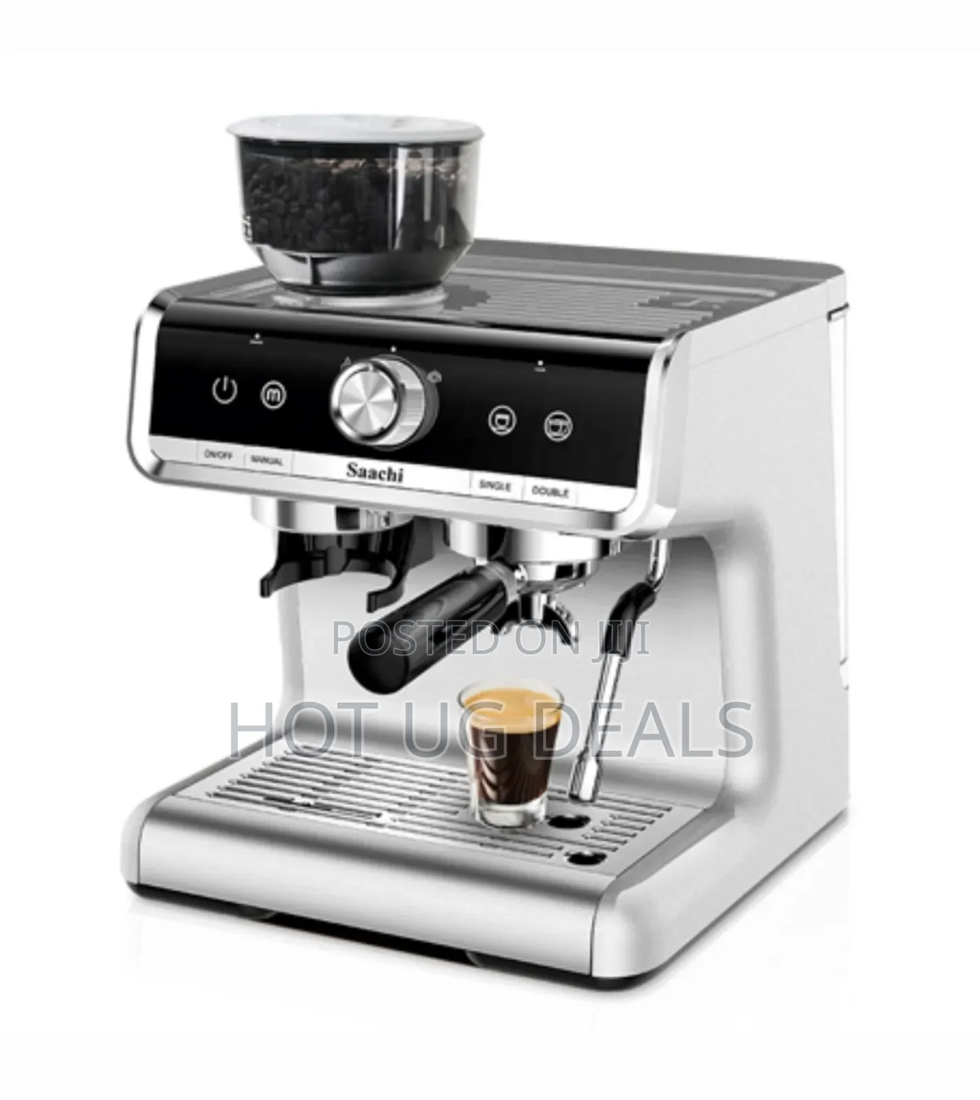 Saachi Commercial Coffee Maker With Grinder