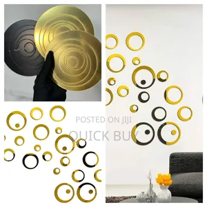 24pcs 3d Acrylics Self-Adhesive Decor Wall Sticke