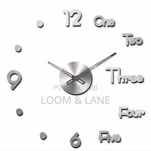 Silent Modern Design 3d Wall Clock