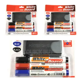 Ms Whiteboard Set of a Duster and 3 Markers Value Pack