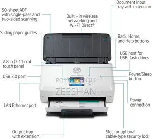 Hp Scanjet Pro N4000 Snw1
