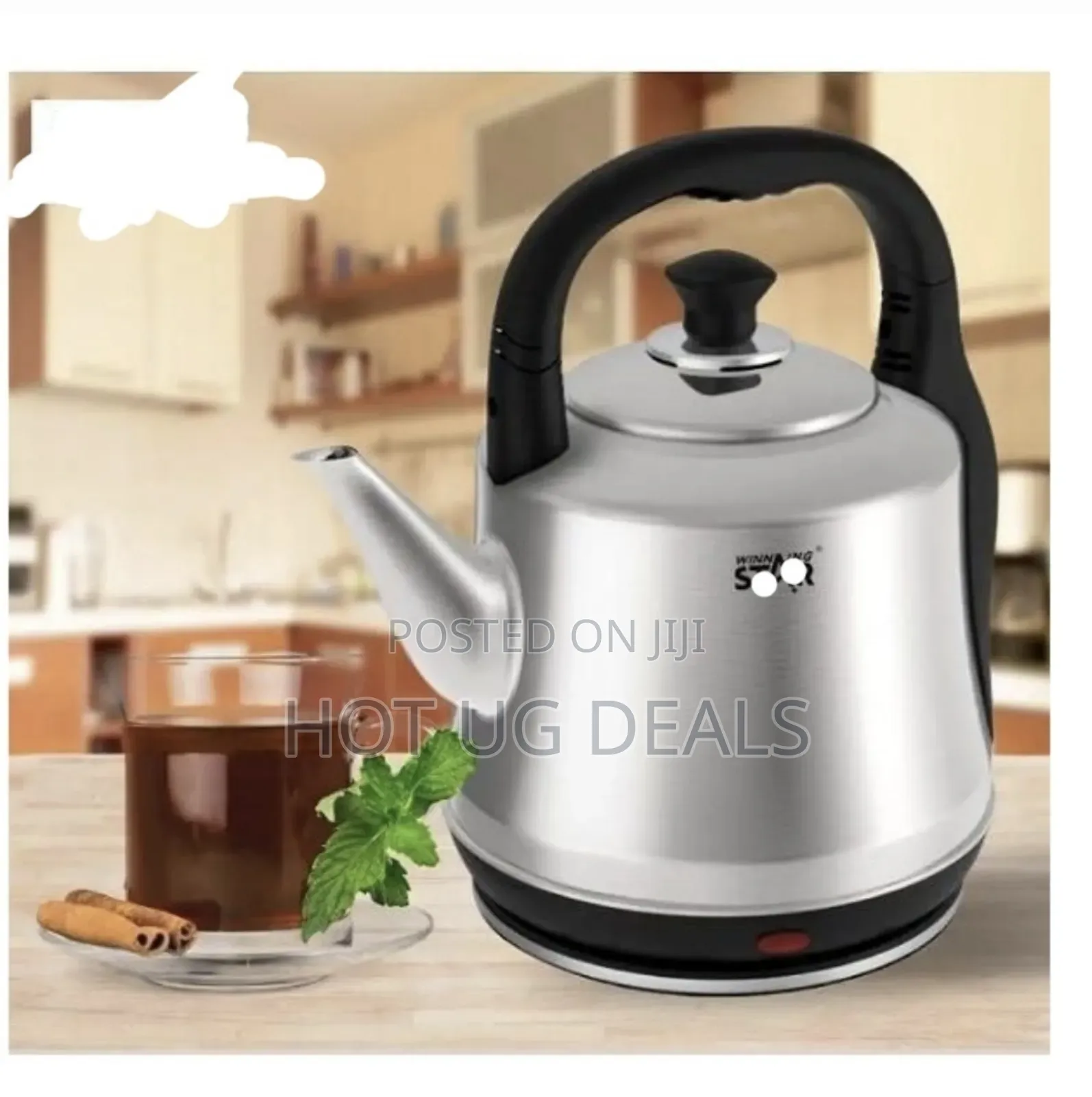 6l Electric Kettle Stainless Steel - Silver