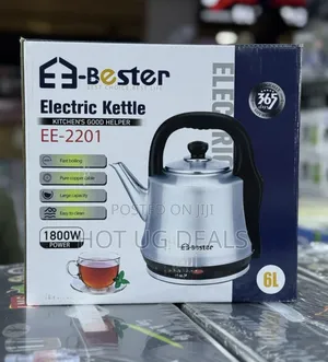 6l Electric Kettle Stainless Steel - Silver