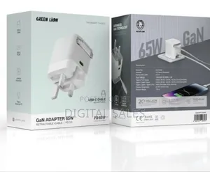 Green Lion Gan Adapter 65w White
