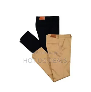 Men's 2 In 1 Pack Of Stretcher Pants - Khaki, Black