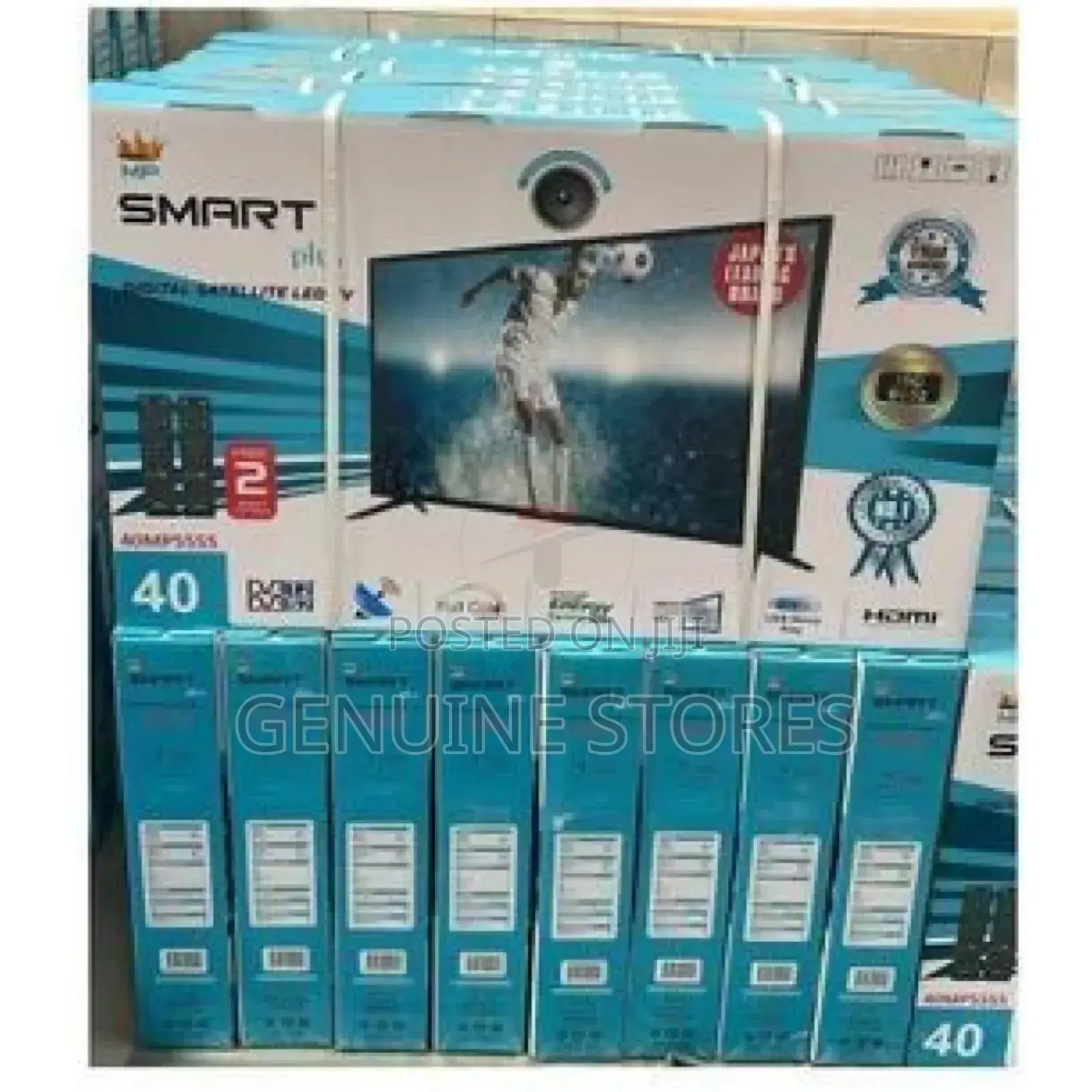 Smart Plus 40" Android Smart Tv With Inbuilt Free Channels.