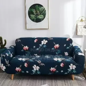 3 Seater Sofa Stretchable Floral-Patterned Slip Cover
