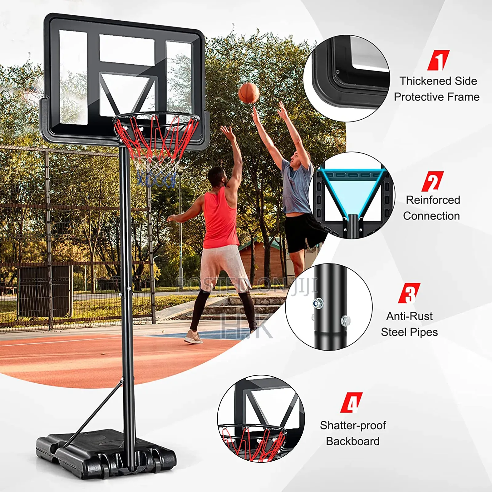 Portable Basketball Hoop System.