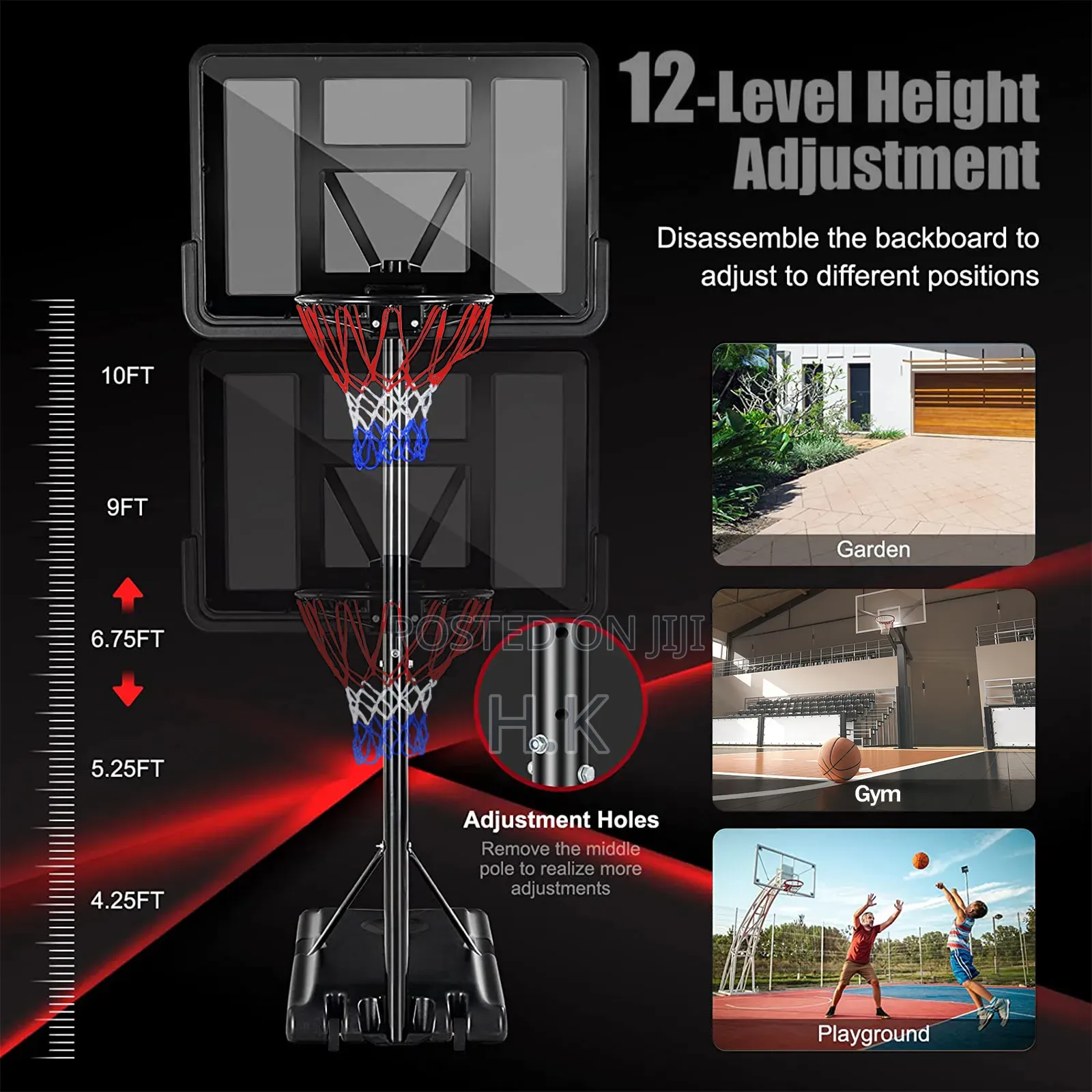 Portable Basketball Hoop System.