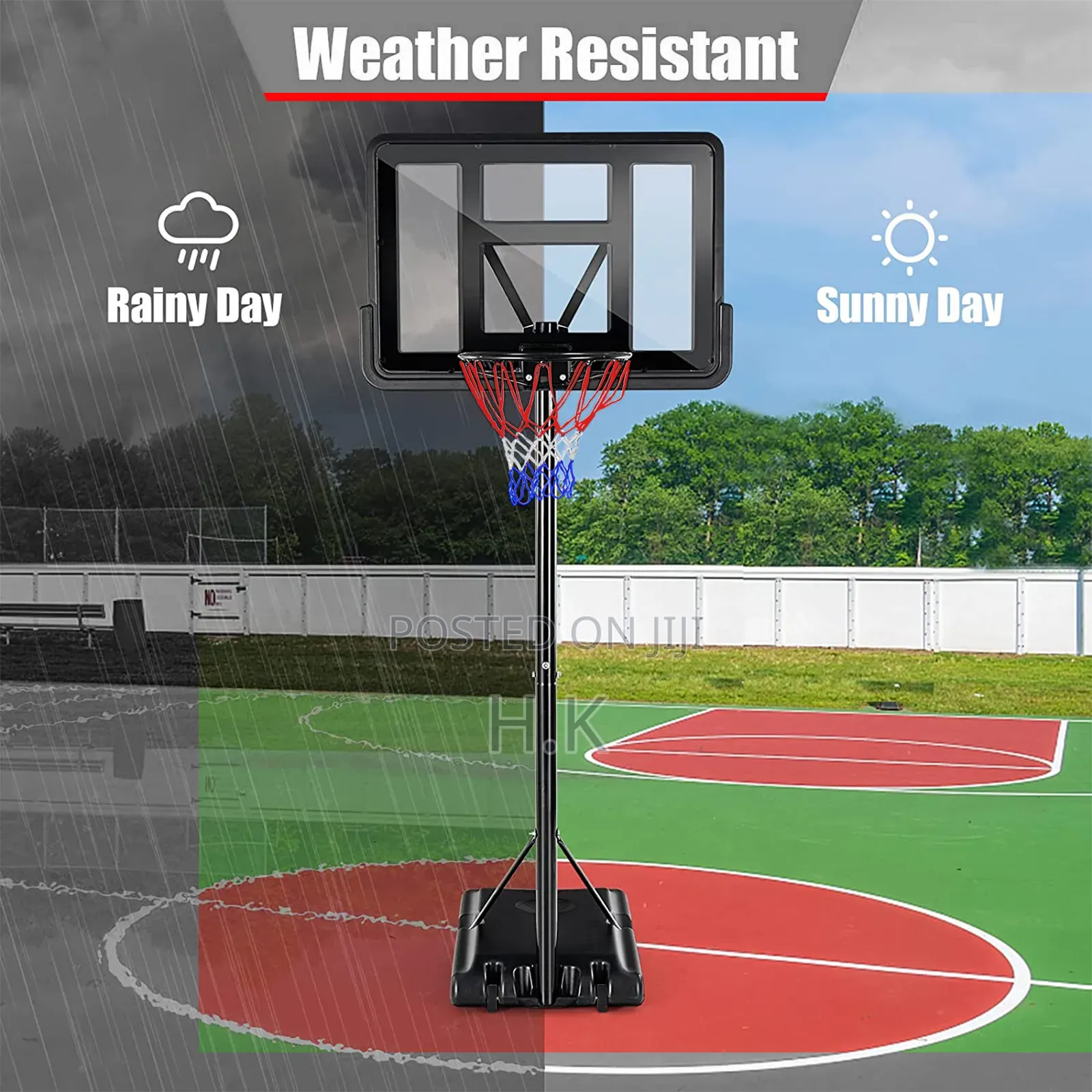 Portable Basketball Hoop System.