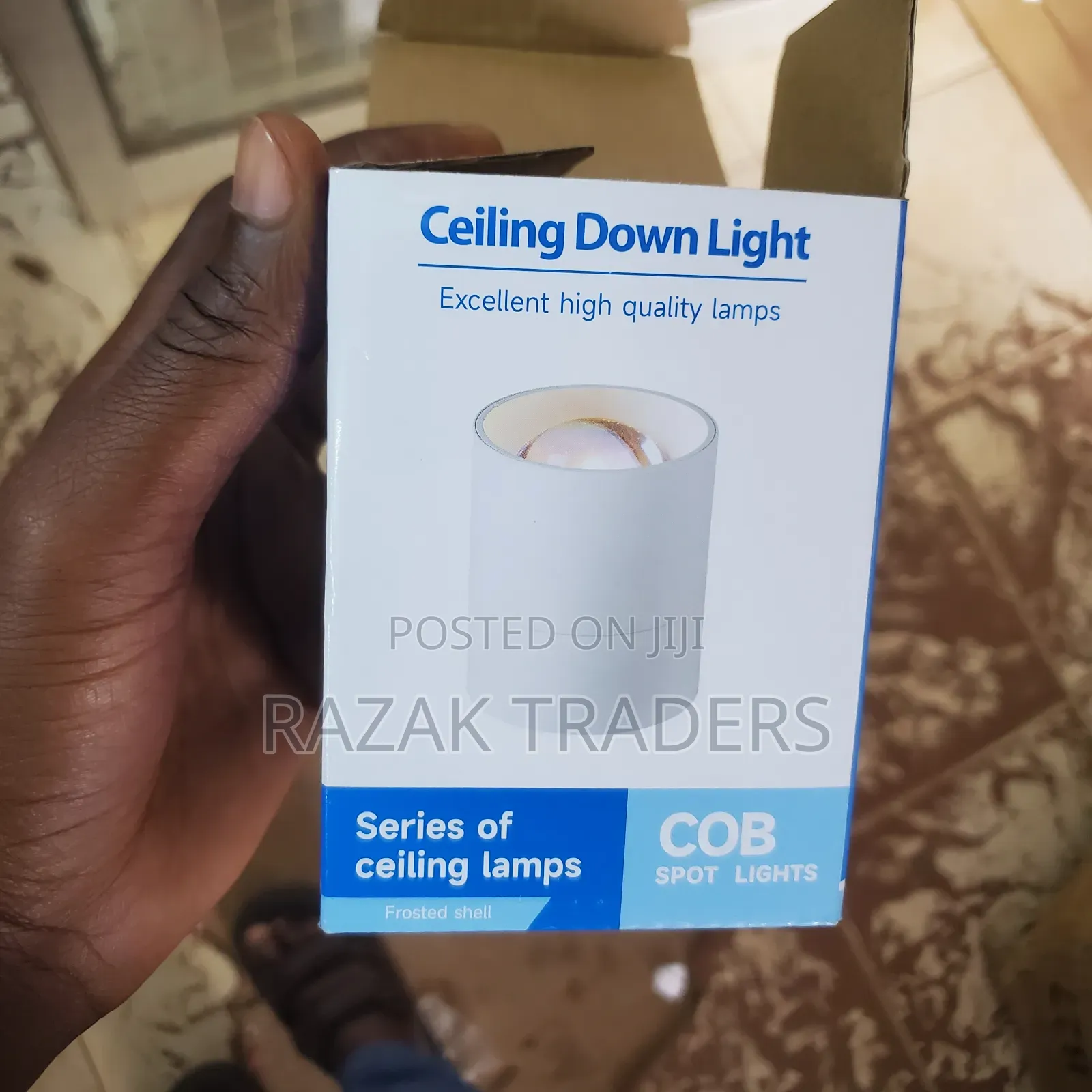 Led Ceiling Spotlight, 15w Cob Downlight With 360° Rotation