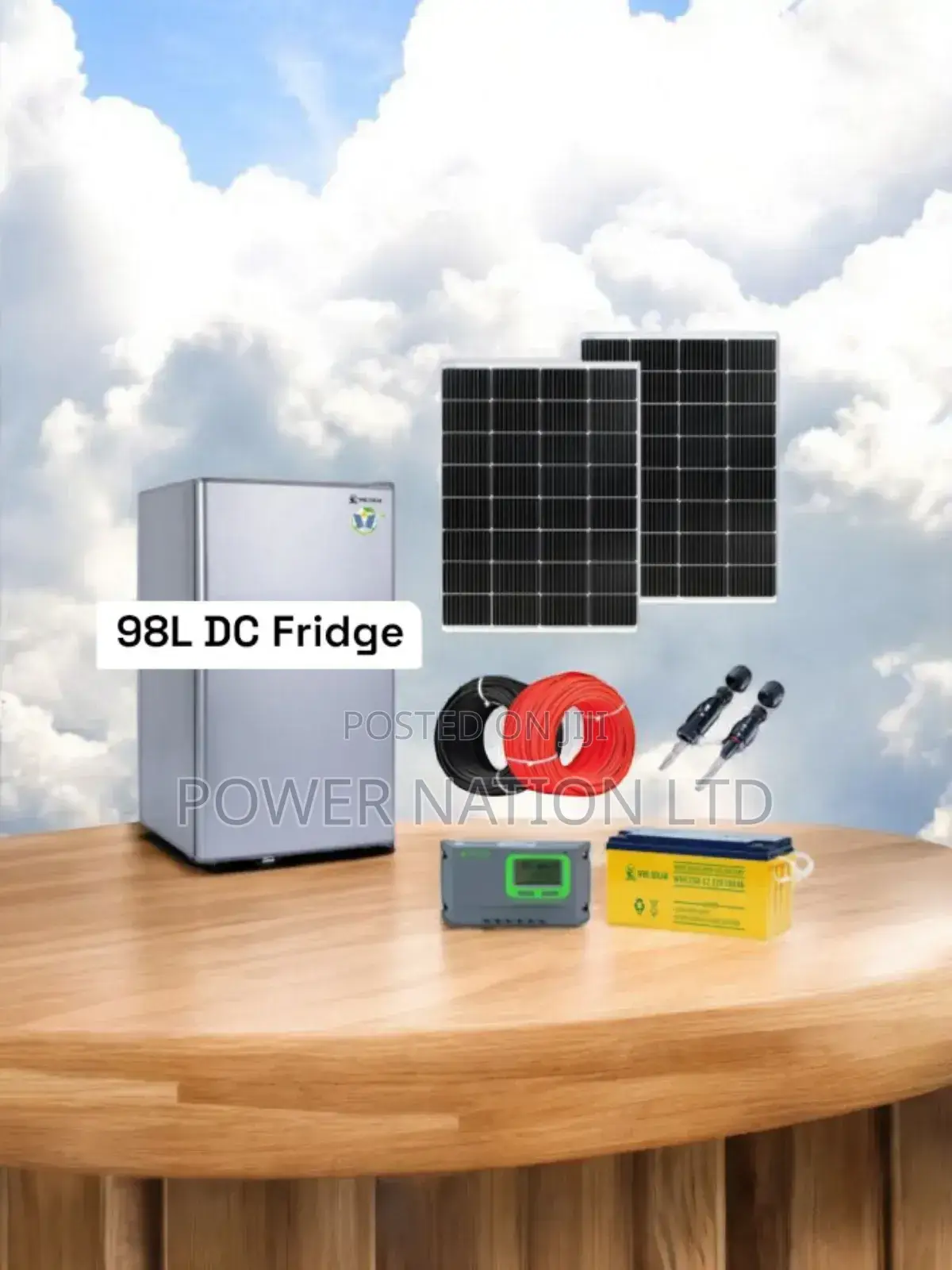 90 Liters Solar Fridge and 200w Solar System Turbo