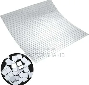 Self Adhesive Mini Square Glass Decorative Tiles - 100pcs