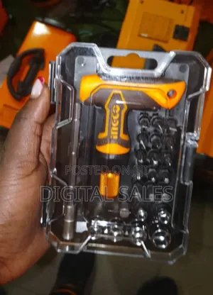 Ingco Hksdb0188 Screwdriver Kit Handle Type T 24pcs