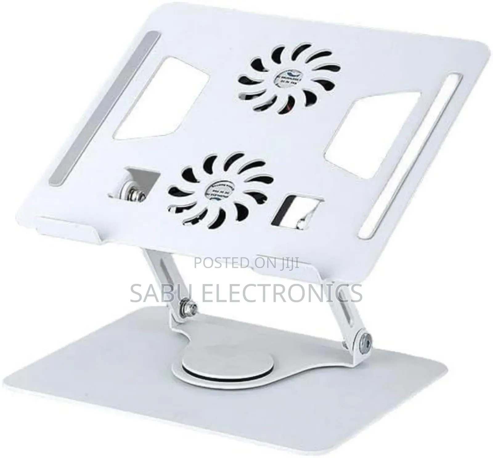Adjustable Laptop Cooling Stand With Dual Fans -Laptop Stand