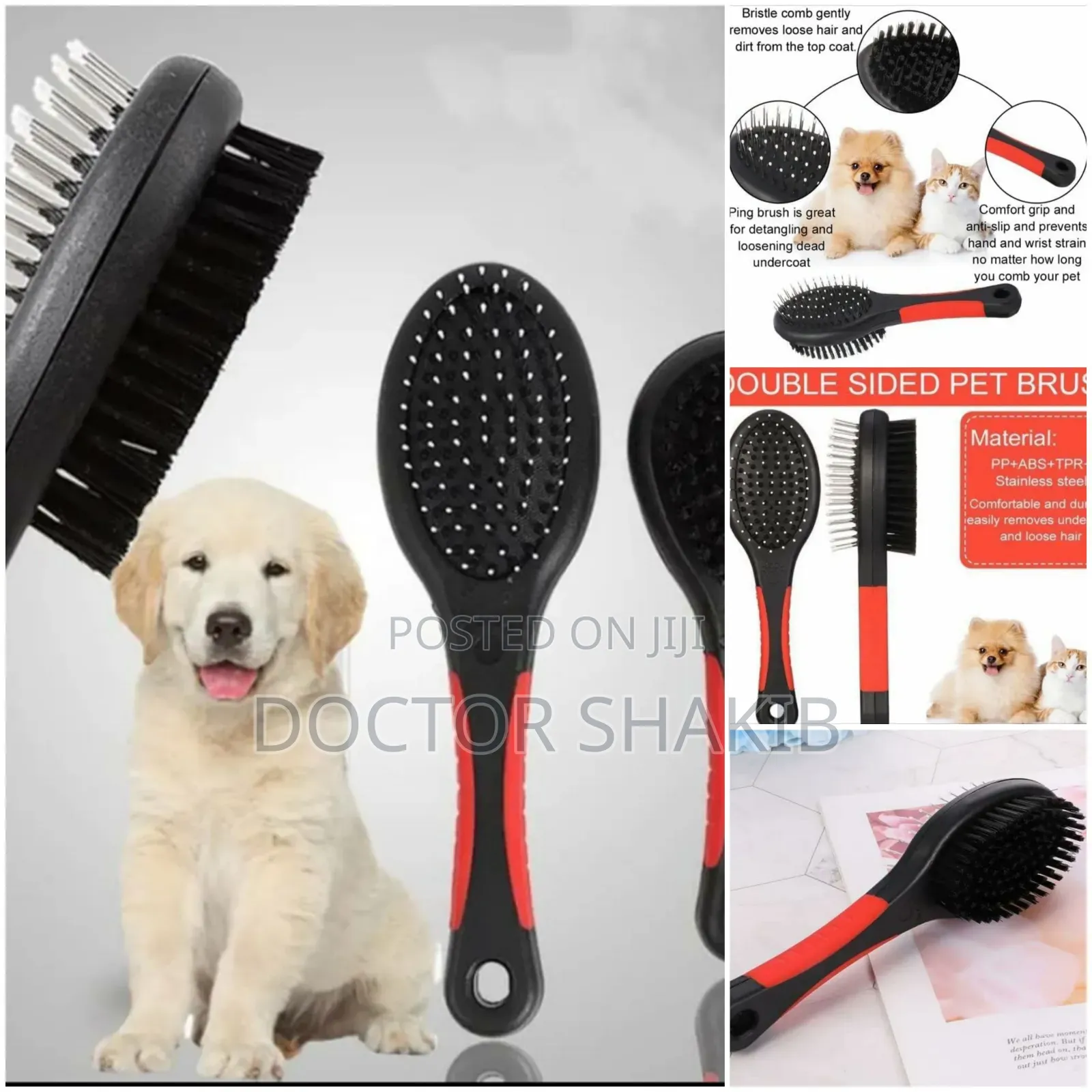 New Double Sided Pet Grooming Nrush