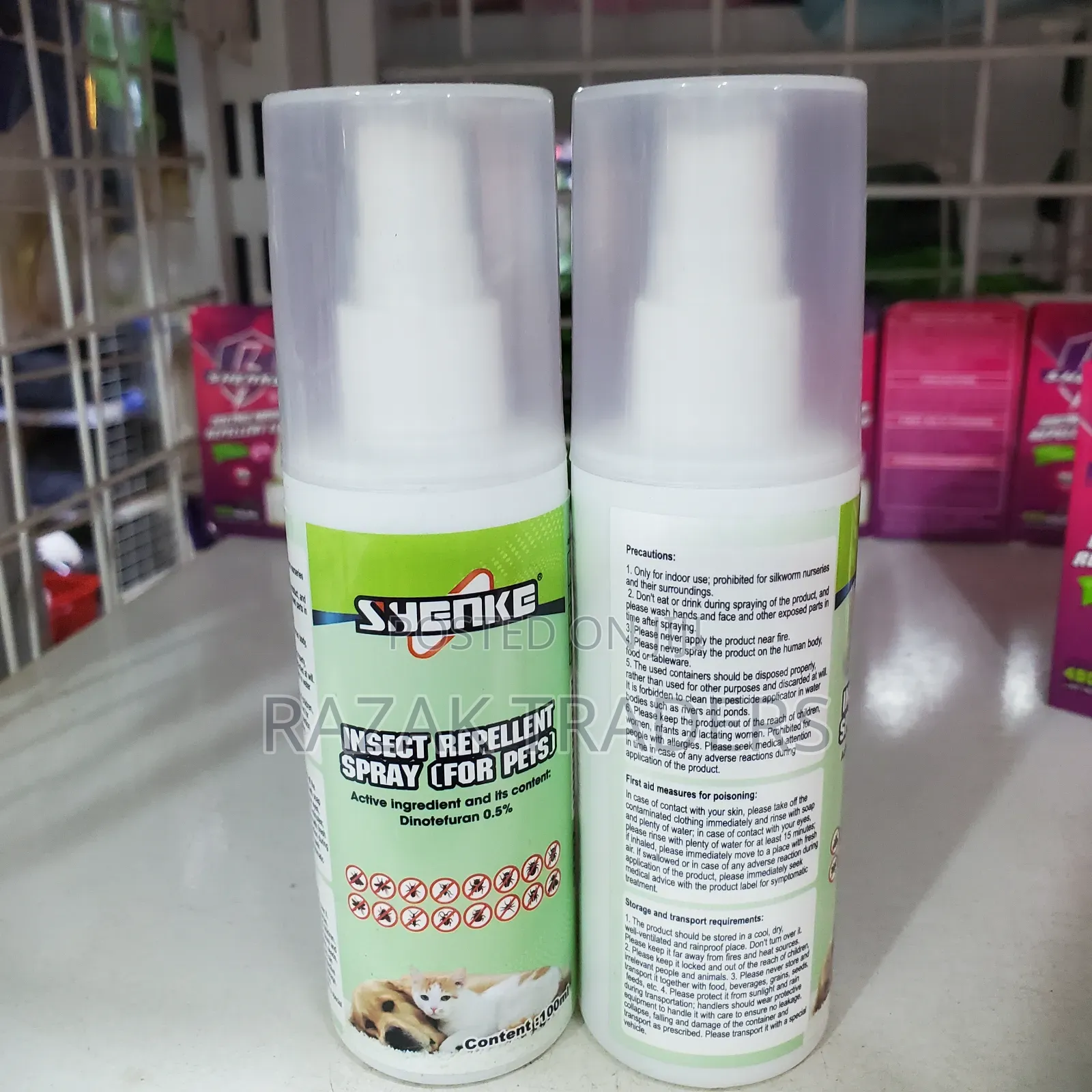Insect Killer,Flies,Bedbugs Killing Spray (For Pets)