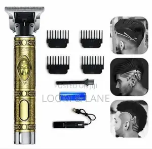 Gold Metal Electric Outliner Groomy Cordless Clipper