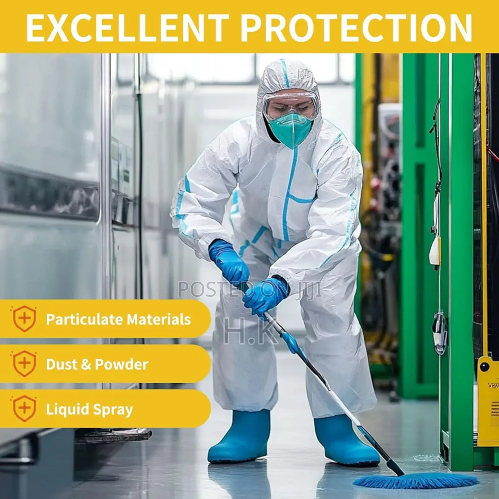 Disposable Chemical Protective Coverall