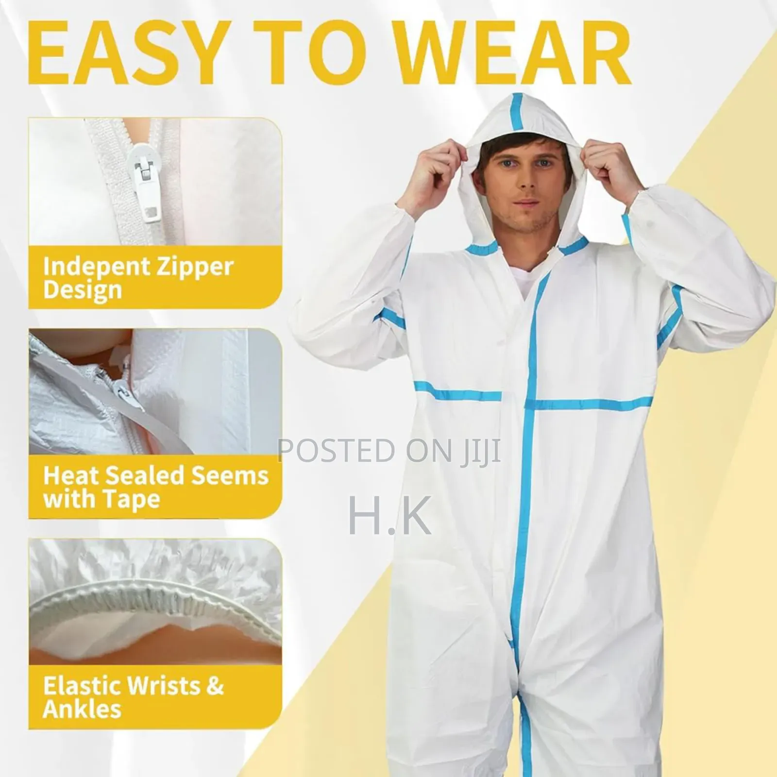 Disposable Chemical Protective Coverall