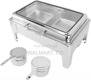 2 Compartment Stainless Steel Chafing Dish/Food Warmer