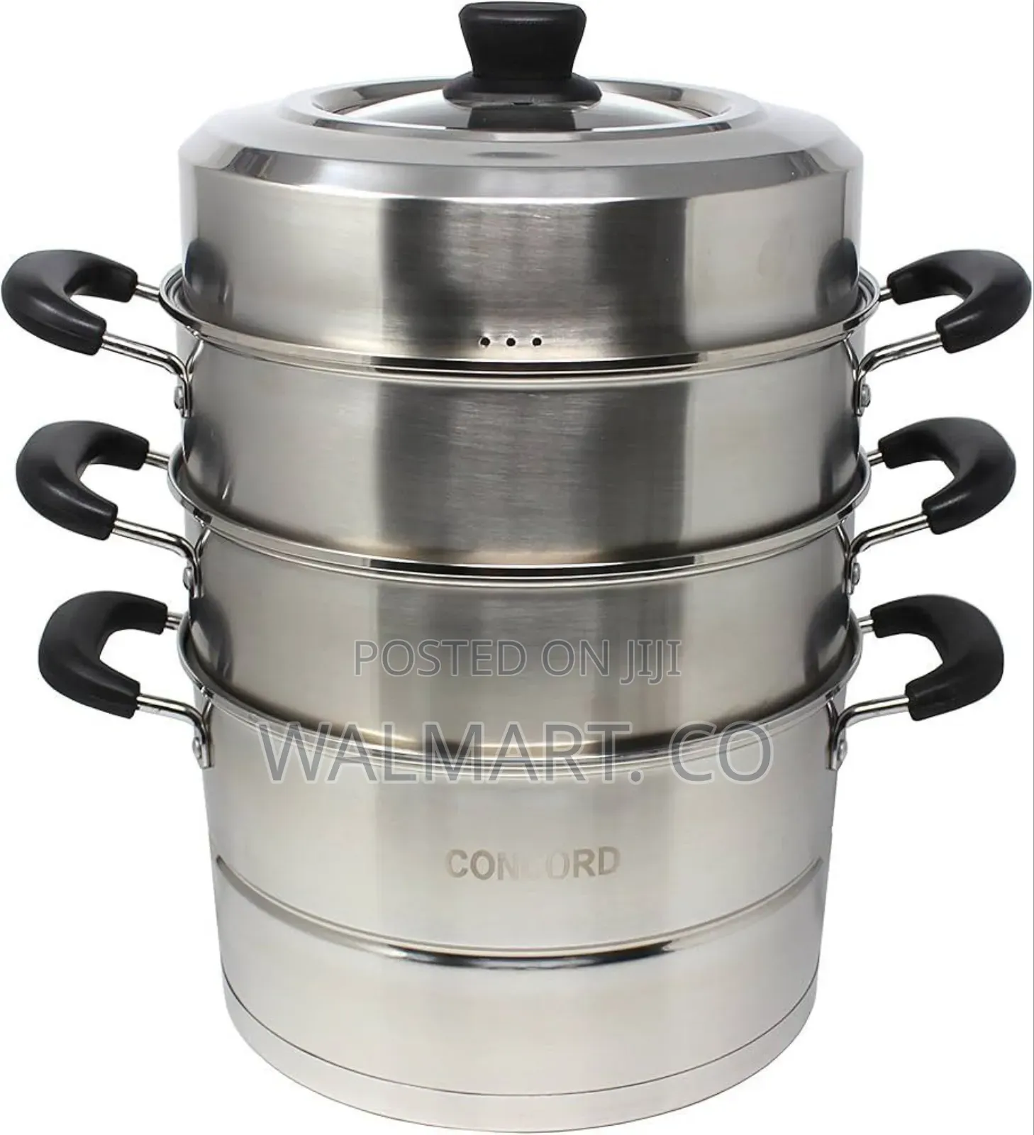 3 Tier Stainless Steel Soup Pot Steamer