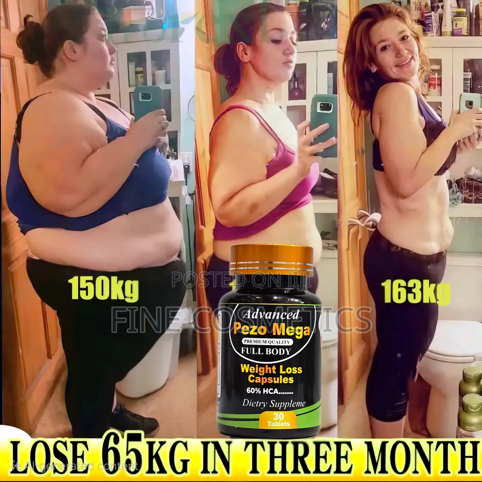 Advanced Pezo Mega Vip Weight Loss Slimming Fat Burner Pills