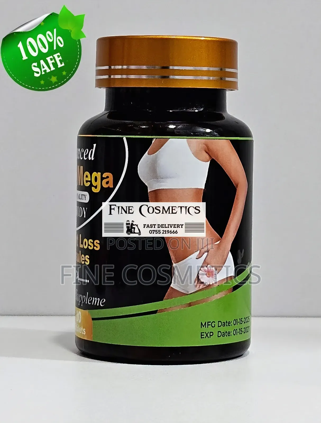 Advanced Pezo Mega Vip Weight Loss Slimming Fat Burner Pills