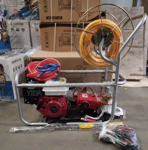 Garden Sprayer With a 50m Hose Pipe and Wheels