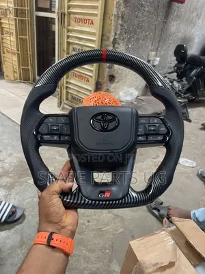 Universal Toyota Gr Sport Carbon Fiber Steering Wheel