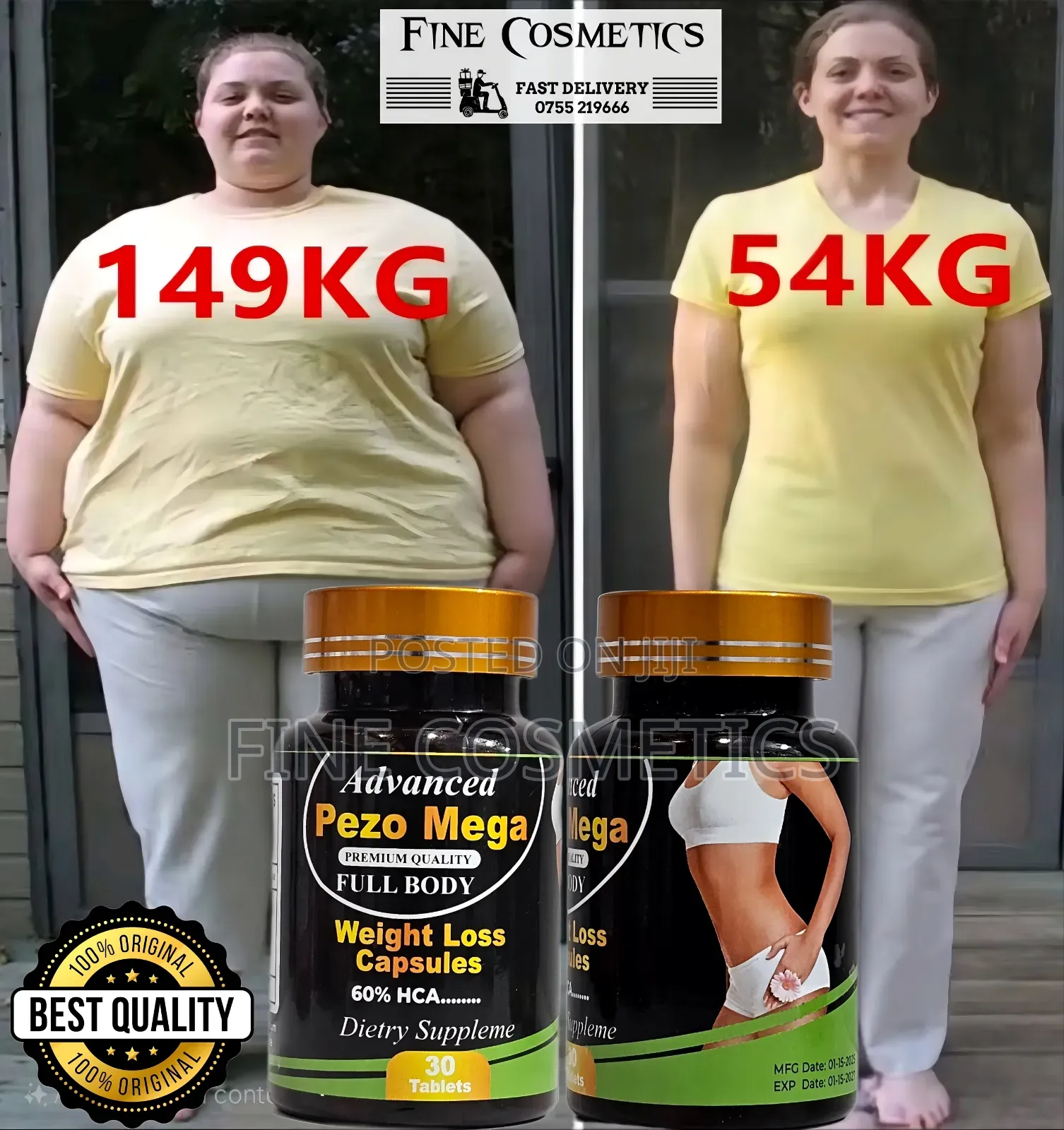 Pezo Mega Advanced Weight Loss Slimming Fat Burner Capsules