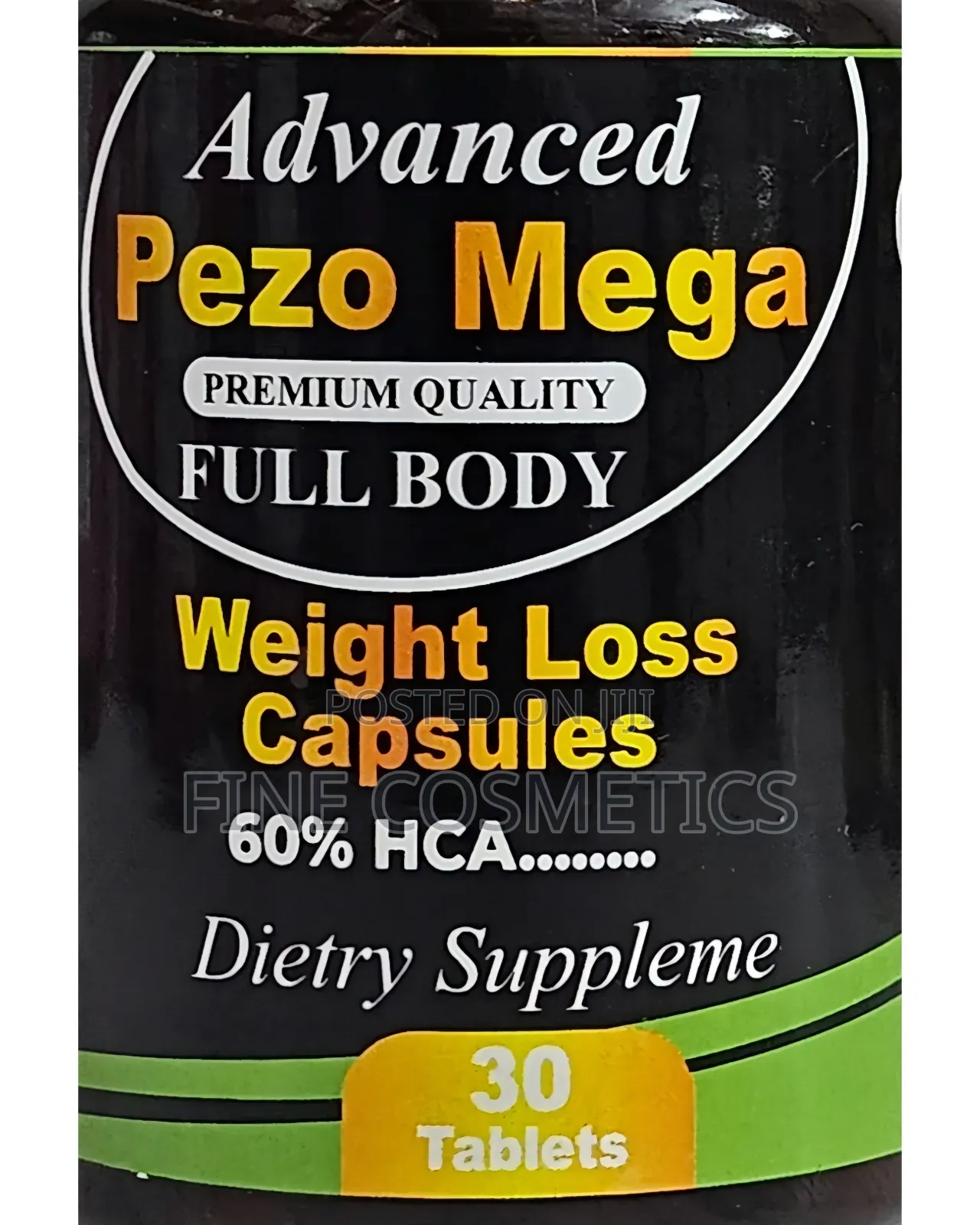 Pezo Mega Advanced Weight Loss Slimming Fat Burner Capsules