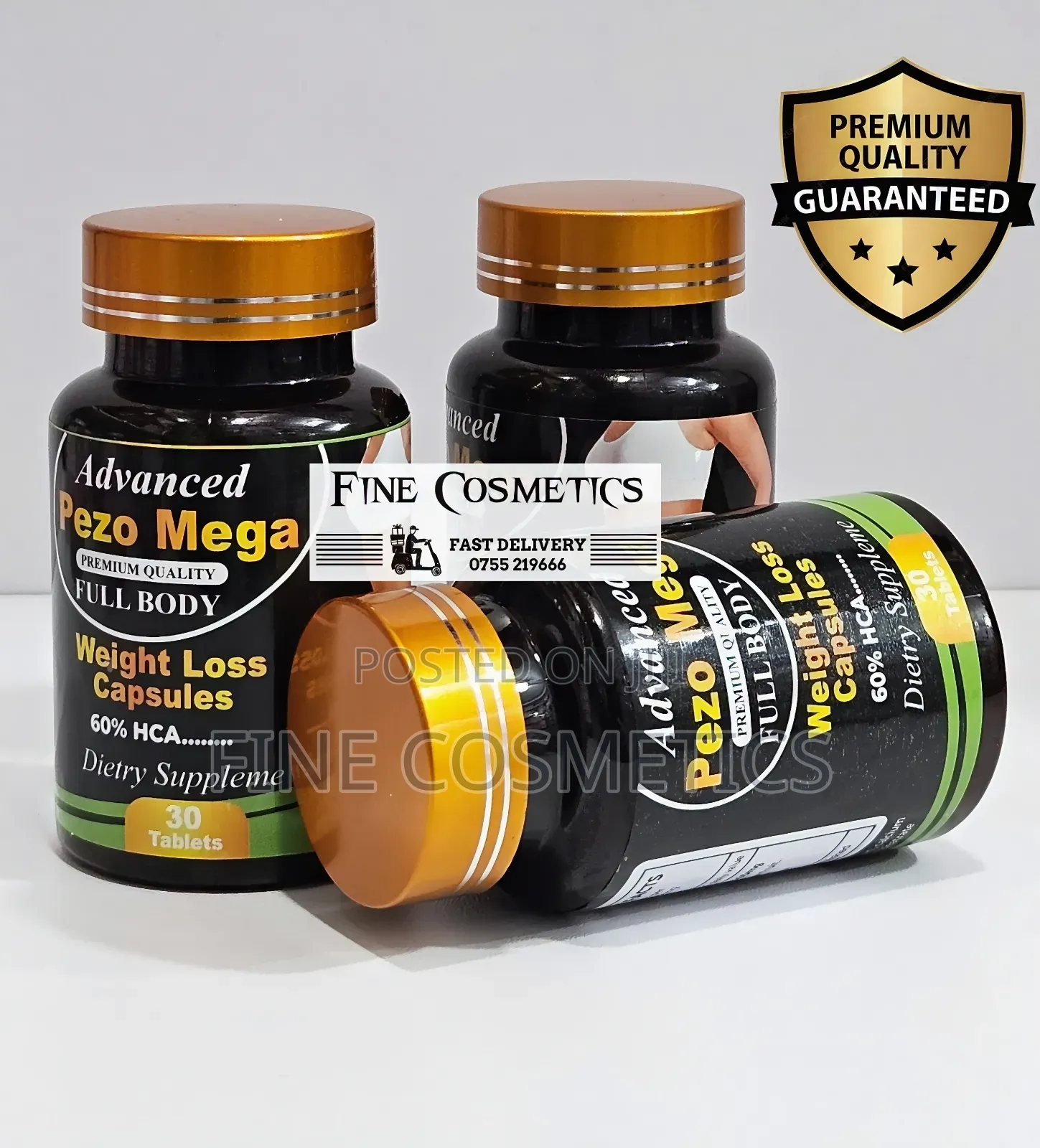 Pezo Mega Advanced Weight Loss Slimming Fat Burner Capsules