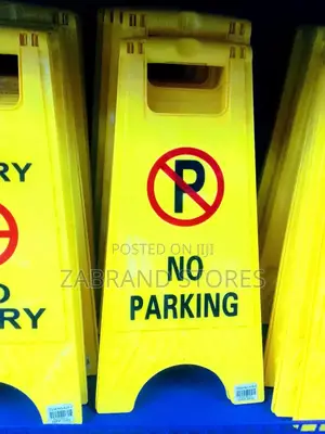 No Parking Warning Board