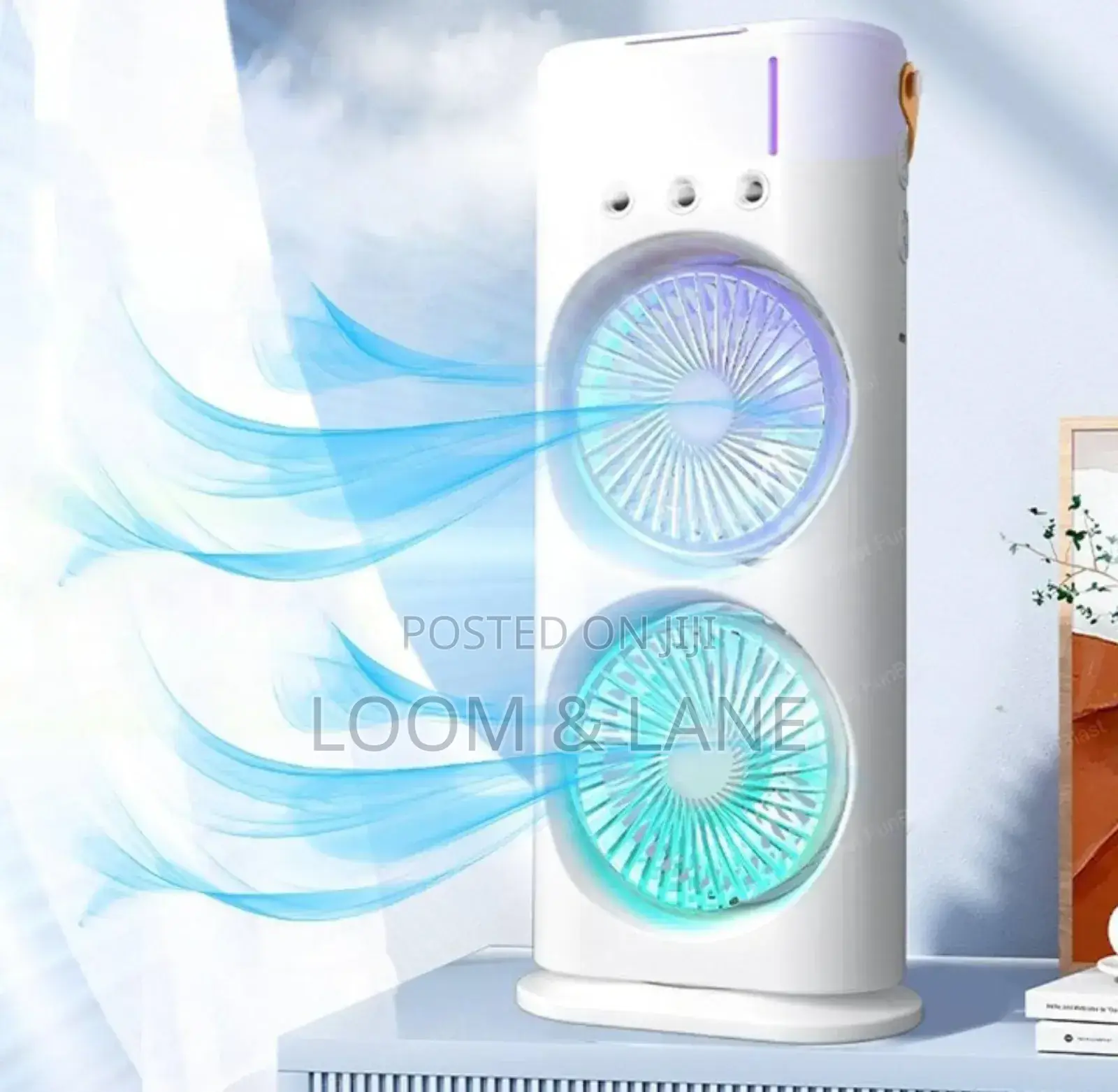 Portable Mini Double Fan Air Cooler