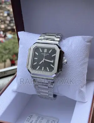 Original Silver Patek Philippe Geneve Cubitus Wrist Watch